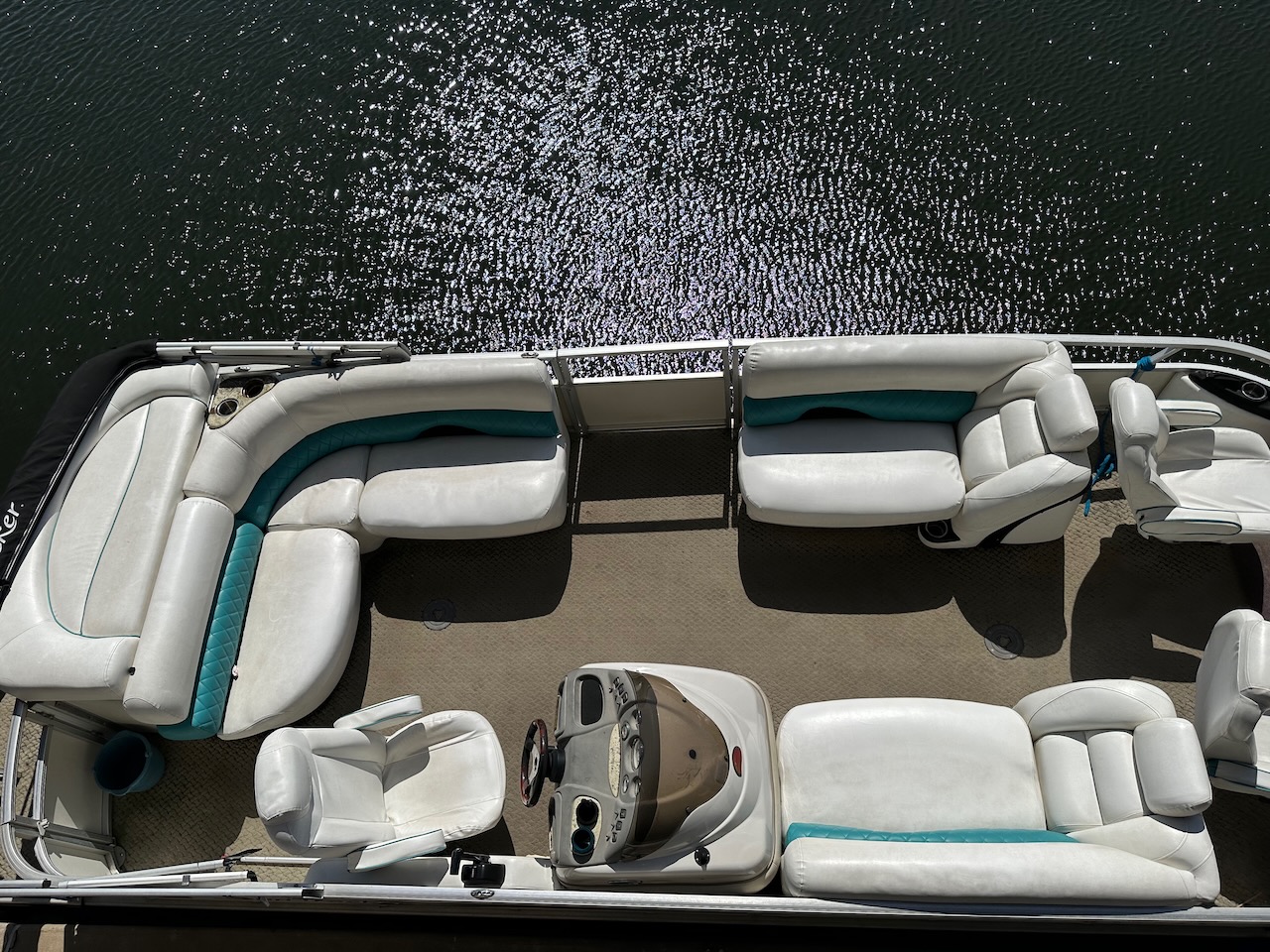 2009 Sun Tracker Pontoon Boat 22 Party Barge 115HP Mercury - Image 14