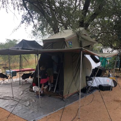 Howling Moon Rooftop Tent + Room and Patio Extension-7